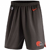 Men's Cleveland Browns Nike Brown Knit Performance Shorts,baseball caps,new era cap wholesale,wholesale hats